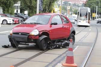 Mopedfahrer in Plauen verunglückt - 