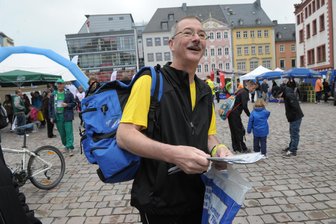 Mordfall Klaus Kleinertz: Liebesgrüße an einen toten Millionär - Der Kardiologe Klaus Kleinertz war Läufer. Hier bei einer Sportveranstaltung in Chemnitz.