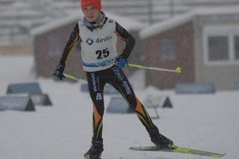 "Motivation pur für weitere Saison" - Emil Schreier vom SV Stützengrün sicherte sich in seiner Altersklasse die Silbermedaille im Sachsenpokallauf in Klingenthal. 
