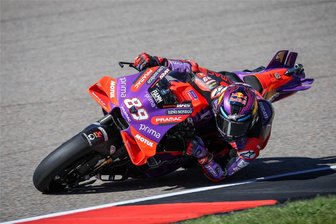 Moto-GP am Sachsenring: Jorge Martín ist Sprintsieger - Jorge Martín hatte bereits das Sprintrennen im Vorjahr gewonnen, damals vor dem diesjährigen Drittplatzierten Francesco Bagnaia.