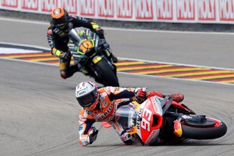 Moto-GP am Sachsenring: Marc Marquez – vom Sturzpiloten zum Geheimfavoriten - Im Vorjahr stürzte Marc Marquez auf dem Sachsenring im Zeittraining gleich mehrfach.