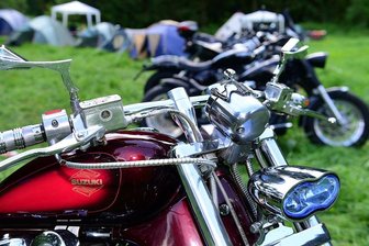 Motorradcamp: Schweizer hat die weiteste Anreise -