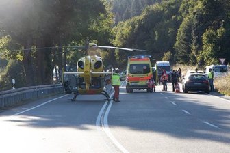 Motorradfahrer bei Unfall auf B95 schwer verletzt -