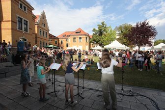 „Mozart für Kinder“ eröffnet Veranstaltungsreigen am Zwickauer Konservatorium - Junge Musiker des Robert-Schumann-Konservatoriums bei einem Auftritt.