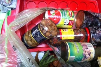 Müll-Experiment: Brand-Erbisdorfer Entsorger untersuchen Abfall - So nicht: Inhalt einer gelben Tonne.