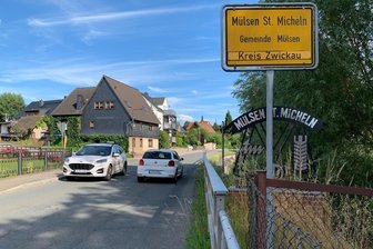 Mülsen baut weitere 820 Meter Hauptstraße: dieses Mal in Micheln - Ab der Ortsgrenze von Micheln zu Stangendorf soll die Straße erneuert werden.