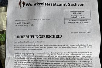 Müssen Lichtensteiner in den Krieg ziehen? Wirbel um gefälschten Einberufungsbescheid - Dieser „Einberufungsbescheid“ landete am Mittwoch in mindestens einem Lichtensteiner Briefkasten.