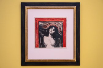 Munch-Ausstellung: 37.000 Besuche - Öffnungszeiten werden verlängert - Frauen tauchen in Edvard Munchs Werk relativ oft auf, er litt am frühen Tod von Mutter und Schwester. Das Bild „Madonna“ stammt aus den Jahren 1895/96.
