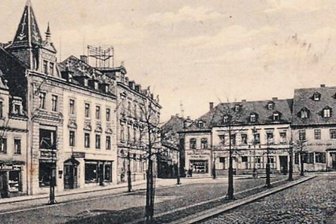 Museum wird erst im April wieder öffnen - Diese Postkarte um 1900 gestattet einen Blick auf das aussehen des Burgstädter Markts.