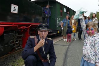 Museumsbahn begrüßt 200 Gäste zu Zuckertütenfahrten -