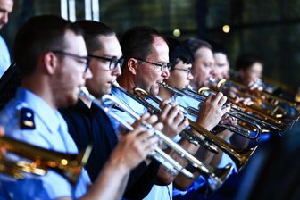 Musikkorps der Luftwaffe tritt in Meerane auf - Das Luftwaffenmusikkorps (im Bild ein früherer Auftritt) ist in Meerane zu erleben.