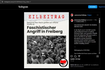 Mutmaßlich rechtsextremer Überfall in Freiberg sorgt für Aufsehen - Gab es einen mutmaßlich rechtextremen Angriff in Freiberg?