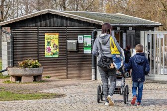 Nabento und Co. - Wofür Falkenstein in diesem Jahr Millionen ausgeben will - Der Eingangsbereich des Falkensteiner Tierparks soll in diesem Jahr hergerichtet werden.