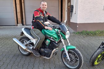 Nach 20 Jahren wieder in Westsachsen: Motorradfahrer aus ganz Europa feiern Bulldog-Treffen in Neukirchen - Fabian Rüb organisiert das 22. internationale Yamaha-Bulldog-Treffen in Westsachsen.