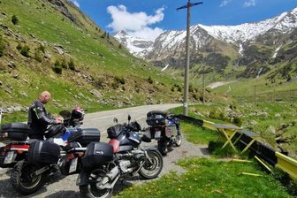 Nach 5228 Kilometern: Oelsnitzer Biker wohlbehalten wieder zu Hause - Auch über Gebirgspässe wie den Transfăgărășan in Rumänien ging die 5228 Kilometer lange Tour.