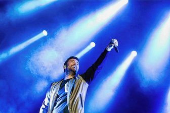 Nach Absage im AJZ und Protesten: So war das Konzert von Marteria in Chemnitz - Am Freitagabend trat Marteria in Chemnitz auf. Das Foto zeigt den Künstler bei einem früheren Auftritt beim Hurricane-Festival. 