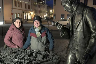 Nach Assads Sturz: Wie Syrer in Freiberg auf ihr Land blicken - Kwather Amro und Hasan Osman aus Syrien sind 2015 nach Freiberg gekommen und haben die Stadt ins Herz geschlossen.