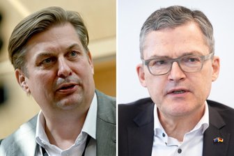 Nach Auftritt bei Markus Lanz: Maximilian Krah will Roderich Kiesewetter anzeigen - AfD-Mann Maximilian Krah (l.) will Strafanzeige gegen Roderich Kiesewetter (CDU) stellen wegen Verleumdung. (Montage)