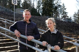 Nach Aus im Ringcenter: Klub Monkey geht ins Exil - Frances Klose und Patrick Weigel auf der Waldbühne Schwarzenberg, wo Jukebox Events im vorigen Jahr ein Open Air organisiert hatte. Das soll wiederholt werden, aber noch gibt's dafür keinen Termin.