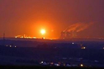 Nach Ausfall in Chemiewerk: Lippendorfer Fackel weithin zu sehen - 