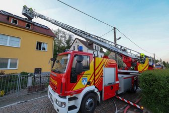 Nach Brand in Dennheritz: Polizei beziffert den Sachschaden auf rund 150.000 Euro - Ein hoher Sachschaden entstand bei einem Brand in einem Einfamilienhaus an der Bergstraße in Dennheritz.