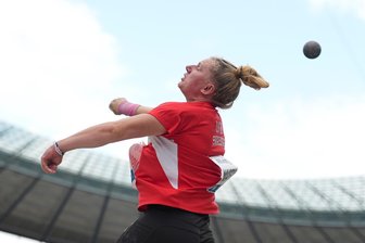 Nach Bronze enttäuscht: Aber Kugelstoßerin Katharina Maisch vom LV 90 Erzgebirge hofft auf WM-Start - Kugelstoßerin Katharina Maisch von LV 90 Erzgebirge war mit Platz drei bei den Finals in Dresden nicht zufrieden.