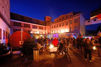 Nach der Winterdorf-Premiere: Auf Oberlungwitzer Rogo-Gelände soll noch mehr passieren - Auf dem Rogo-Areal in Oberlungwitz gab es am Wochenende erstmals das Winterdorf "Lumi".