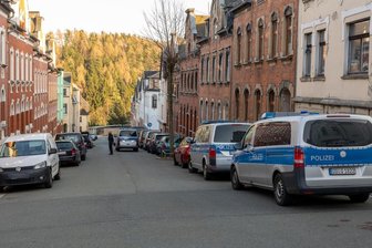 Nach Diebstahl: Polizei-Razzia in Falkenstein - Die Polizei war am Freitagabend in Falkenstein im Einsatz. Die Beamten durchsuchten Wohnungen.