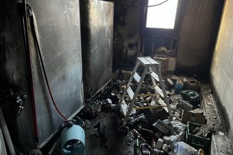 Nach Explosion eines Akkus: Wohnhaus voller Ruß – Spendenaktion für Brandopfer in Tellerhäuser angelaufen - Im Hauswirtschaftsraum des Wohnhauses war der Brand ausgebrochen.