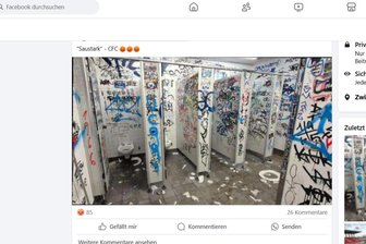 Nach Fußball-Derby FSV Zwickau gegen Chemnitzer FC: Polizei meldet zerstörte Sanitäranlagen im Gäste-Fanblock - FSV-Fans diskutieren in einer Gruppe bei Facebook angeregt über die Zerstörungen im Sanitärtrakt der Gästefans.