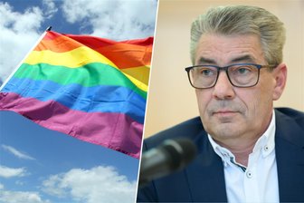 Nach Hakenkreuz-Vergleich: Kommen 20.000 Menschen zum CSD nach Pirna? - Pirnas Rathauschef Tim Lochner (parteilos) hatte vor wenigen Wochen eine Regenbogenflagge an der Marienkirche kritisiert - und einen Vergleich mit Hakenkreuzfahnen gemacht.