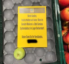 Nach IT-Panne: Leere Edeka-Regale wieder aufgefüllt -