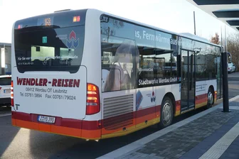 Nach langer Pause: Stadtbus hält wieder am Werdauer Bahnhof - Der Werdauer Stadtbus fährt ab sofort wieder den Bahnhof an.