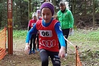 Nach langer Pause werden die ersten Hürden gemeistert - Der Steinkuppencrosslauf bietet viele Hindernisse. Zum Beispiel müssen die Starter über Holzbalken springen und balancieren. 