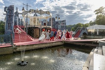 Nach Mega-Saison auf Seebühne: Künstler verraten ihre Tipps gegen Affenhitze - Ein Erlebnis war die Operette "Der Graf von Luxemburg" auf der Seebühne Kriebstein. 