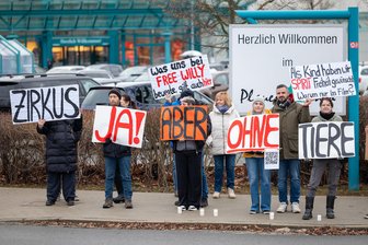 Nach Mittelfinger gegen Tierschutz-Protestierende in Plauen: Jetzt äußert sich der Zirkus - Protest am Plauen-Park gegen Tierhaltung im Zirkus Weisheit.