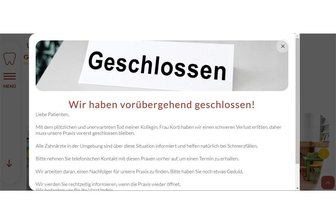 Nach plötzlichem Tod der Zahnärztin: Gemeinschaftspraxis in Flöha sucht weiter Nachfolger - Die Zahnarzt-Gemeinschaftspraxis Klemm/Korb ist weiterhin geschlossen. An einer Lösung für den Fortbestand wird gearbeitet.