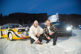 Nach PS-Boliden-Show in Schöneck: Gibt es eine Wiederholung des Ice King Battle? - Rick Findeisen (links) und Felix Knappe (rechts) aus Dresden organisierten zum ersten Mal am Skihang Streugrün in der Skiwelt Schöneck das RD48 Ice King Battle.