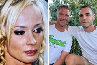 Nach Ralf Schumachers Coming-Out: Ex-Frau Cora bricht ihr Schweigen - Cora Schumacher (l.) postete nun ein Tränenfoto, nachdem Ex-Mann Ralf (M.) vor rund zwei Wochen seine Liebe zu Étienne Bousquet-Cassagne (r.) öffentlich machte.