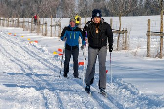 Nach sechs Jahren ohne Schnee: Familienskilanglauf in Mühlbach kann endlich 40. Auflage feiern - Optimale Bedingungen bot die Strecke Hausdorfer Höhe für Skilangläufer. Nach sechs Jahren Warten konnte zum 40. Mal der Familienskilanglauf angeboten werden.