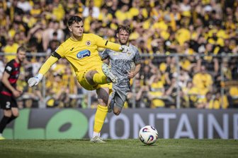 Nach Ärger um den Abgang der Nummer 33: Chemnitzer FC bestätigt David Richter als neue Nummer 1 - David Richter, hier bei seinem bislang einzigen Drittligaspiel für Viktoria Köln am vergangenen Sonntag, ist der neue Stammkeeper des Chemnitzer FC.