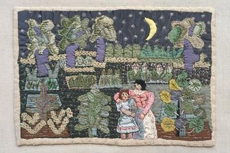 Nach Streit um Straßennamen: Wer war Elisabeth Ahnert? - Elisabeth Ahnerts Applikation "Der Abend" aus der Zeit um 1960 gehört heute den Kunstsammlungen Chemnitz.