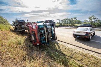 Nach stundenlanger Sperrung wegen Lkw-Unfall: A 72 im Vogtland wieder frei - 