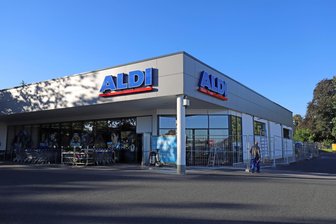 Nach Umbauphase: Aldi-Markt in Freiberg eröffnet neu - Der Aldi-Markt an der Olbernhauer Straße in Freiberg.