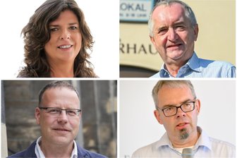 Nach Wahlbetrug in Dresden: Manipulationen auch in Mittelsachsen? - Romy Penz (o.l.), Thomas Schmidt (o.r.), Lars Kuppi (u.l.) und Marko Winter (u.r.) sind die Gewinner der Landtagswahl in Mittelsachsen. Foto: AfD Sachsen/Andreas Seidel/Toni Söll/Eckardt Mildner