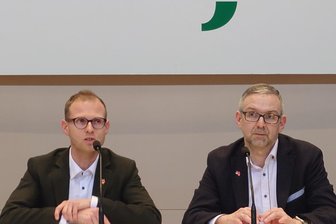 Nach Zimmermanns Rückzug: BSW-Fraktion tauscht komplette Fraktionsspitze aus - BSW-Fraktionschef Ronny Kupke und der Parlamentarische Geschäftsführerv Jens Hentschel-Thöricht kündigen eine neue Gangart gegenüber der CDU/SPD-Minderheitsregierung an.