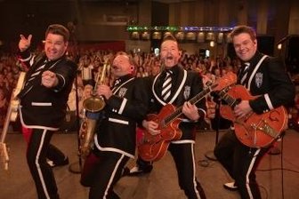 Nach zwei Jahren Pause Veranstaltung im Lindenhof - Die Firebirds beim Osterkonzert in der Festhalle Plauen. 