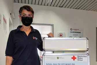 Nachfrage nach Corona-Impfungen steigt - Natascha Bauer leitet den Impfpunkt in Zwickau.