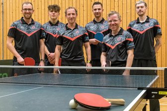 Nachwuchsarbeit trägt Früchte: Pobershau sorgt in der Tischtennis-Bezirksliga für Furore - Toni Krauß, Roman Schreiter, Marc Martin, Robin Eulitz, Lars Martin und Philipp Krauß (v. l.) gehen für den TSV 1872 Pobershau in der 1. Bezirksliga auf Punktejagd.