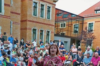 Nachwuchsprobleme in Musikschulen: Die Auswirkungen der Pandemie - Die Sommermusik am Zwickauer Robert-Schumann-Konservatorium am vergangenen Donnerstag war seit September die erste öffentliche Veranstaltung der städtischen Musikschule Zwickau. Solche Auftritte spielen eine große Rolle bei der Nachwuchsgewinnung. 